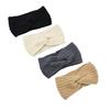 Winter Warm Knitted Knot Cross Headband For Women Girls Autumn Elastic Hair Holder Hair Band Solid Headwear Hair Accessories