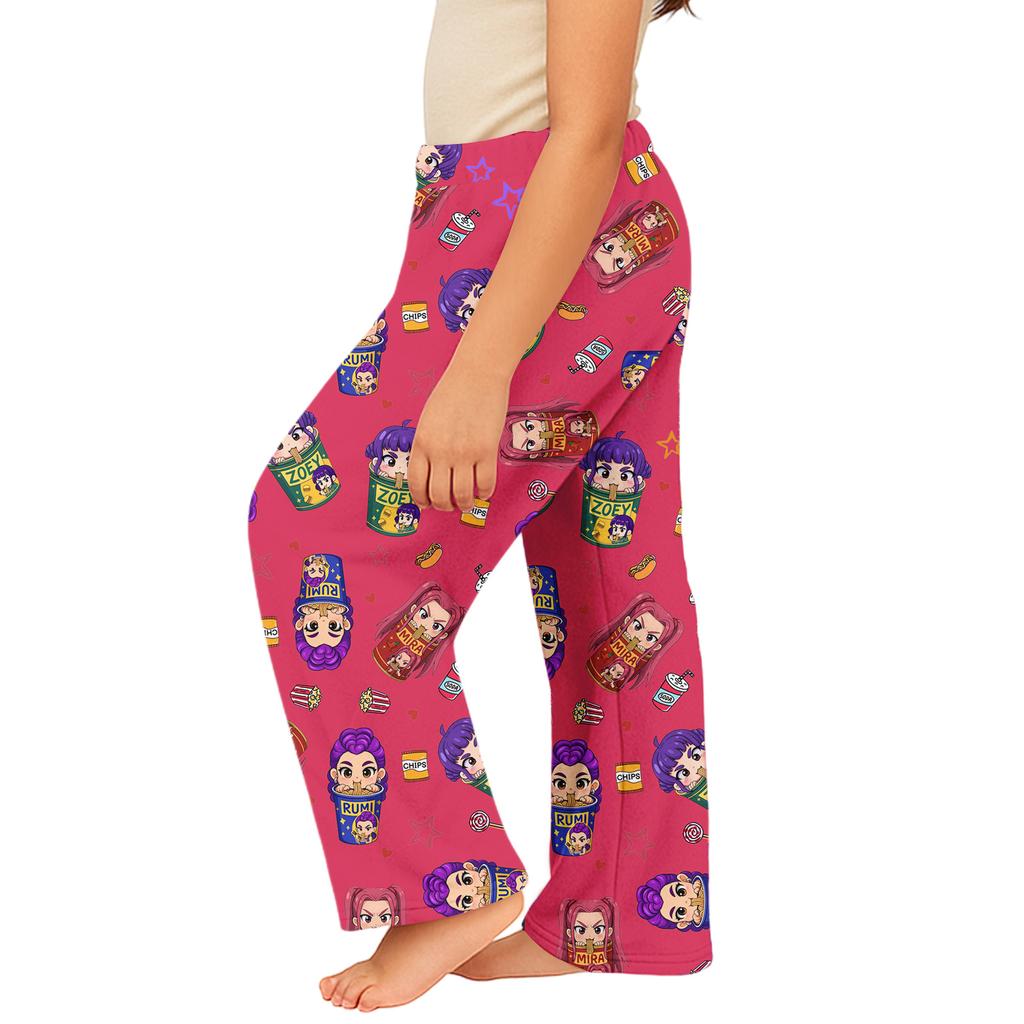 Children's Winter Pants Full Length Long Christmas Printed Pants