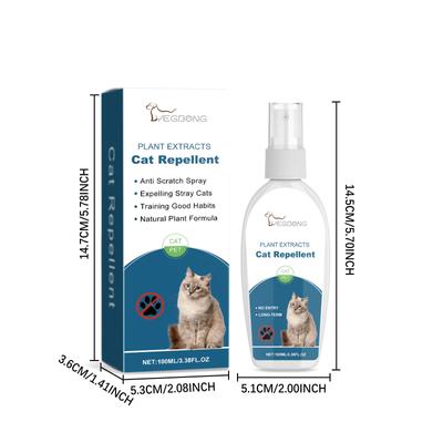 Yegbong Cat Repellent Spray for Furniture,Bitter Spray for Cats,Pet Behavior Training,Keeps Cats Away,Safe and Non-Toxic