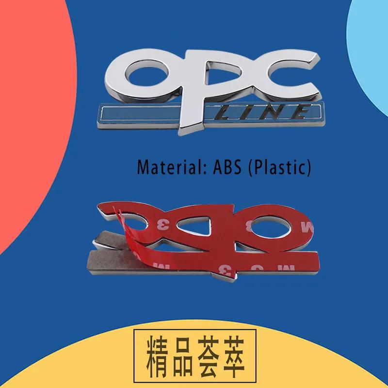 Car Styling OPC LINE for Astra G H J K F Corsa D Zafira B Insignia Mokka Regal Car Hood Fender Rear Decal Emblem Badge Sticker