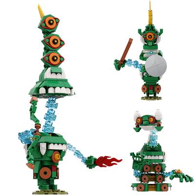 Non-Toxic Gobricks Moc Zeldaing Wild Breath Demon Guard Shield Soldier Bricks Mauler Magic Statue Steward Building Blocks Toy Gifts