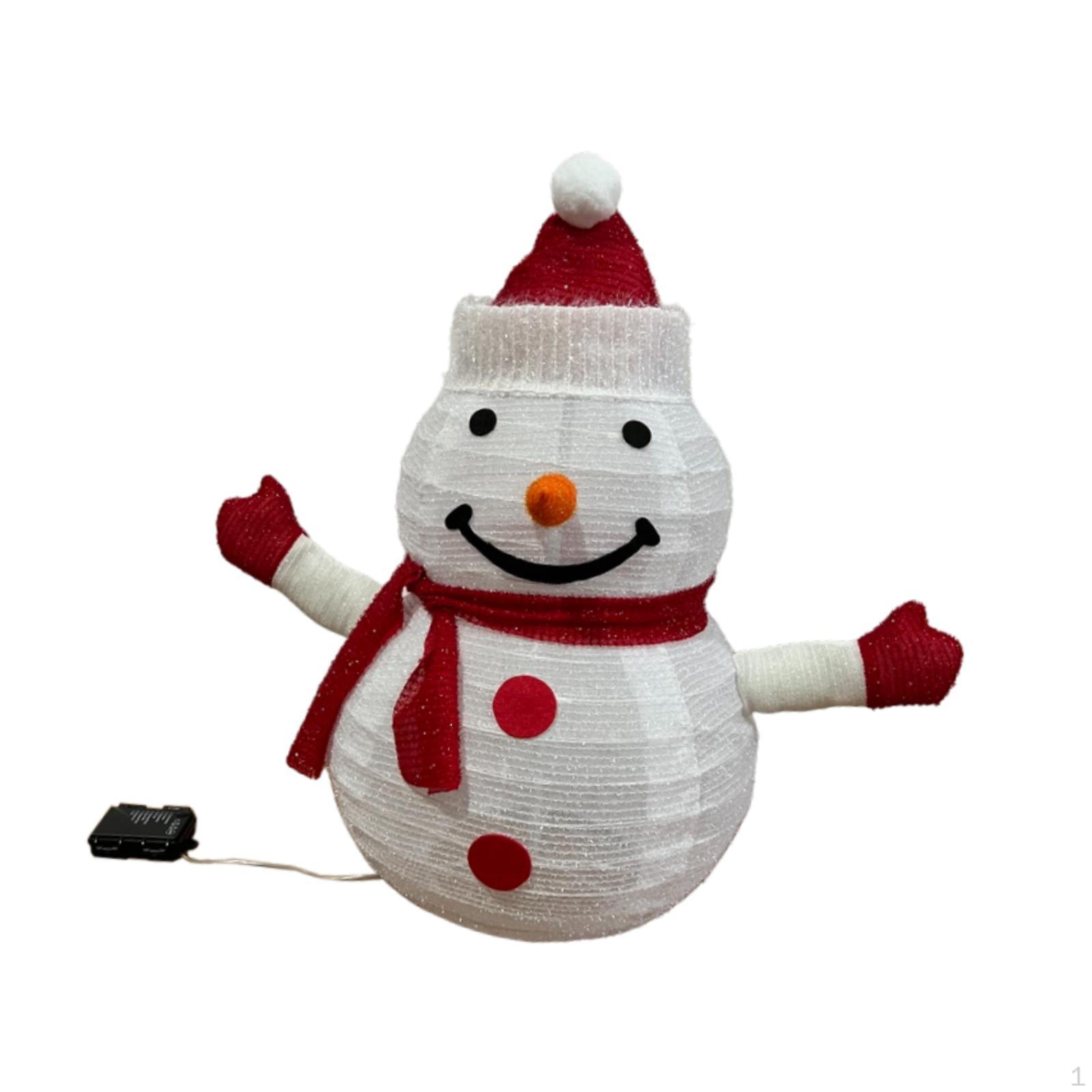 

Освещение рождественских украшений для улицы и дома в помещении Warm light snowman