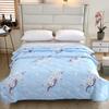 Quilt Comfortable Summer Sleep Brushed Printed Summer  Cool Blanket Skin-friendly Air-conditioning Comforter Bedspread Bed Cover