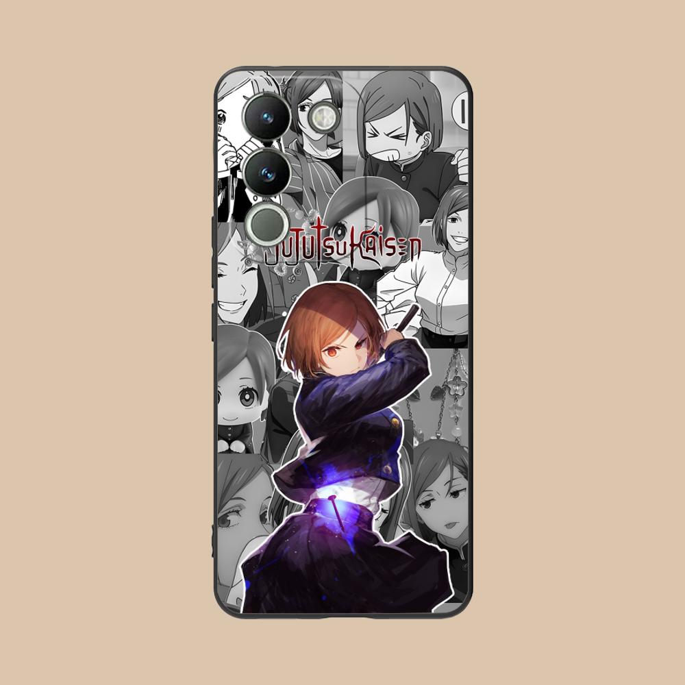 Jujutsu Kaisen Nobara Mobile Phone Case for VIVO V60 V50 V40 V30 V29 V27 V25 V23 Pro Lite 5G Colorful Printing Cover Smartphone