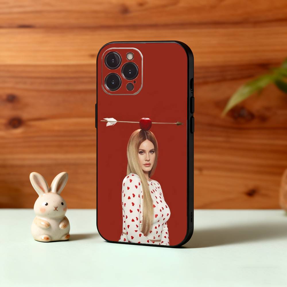 Singer LanaDelRey S-Summertime Sadness Phone Case For iPhone17,16,15,14,13,12,Plus,Pro Max, 5G Others Soft Black Cover