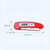 Tragbares Lebensmittelthermometer Staubdicht Faltbar Elektronisches Lebensmittelthermometer für Küche BBQ Backen Öl Fleisch Wasser Ofen Küchenwerkzeuge