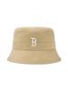 Emelbi Basic One-Point Washed Bucket Hat Bos (L.Beige)