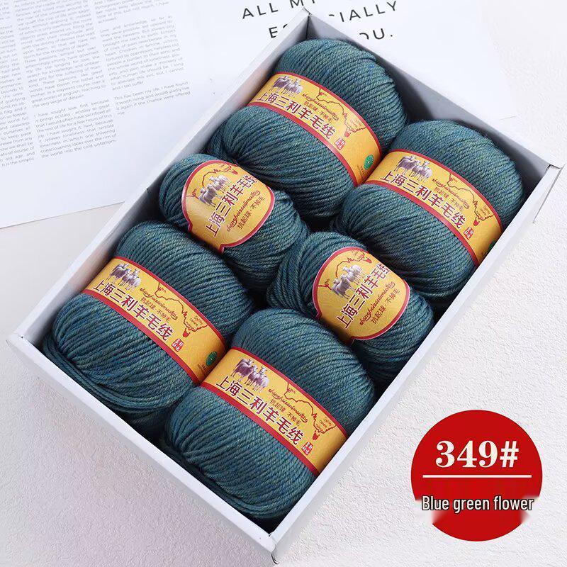 Premium Medium Thick Pure Goat Wool Yarn Balls for Handmade DIY Scarves