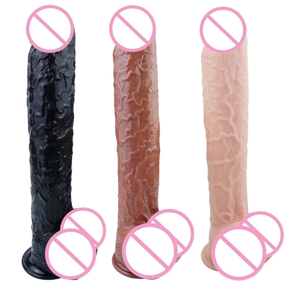 Extra dlouhý velký penis imitace zvířecího penisu Mužská a ženská masturbace a zábavné produkty – vestibulární a anální zátky