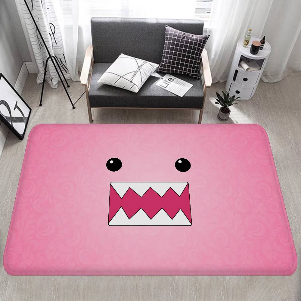 Cartoon D-Domo K-Kun Bathroom Mat Anti-slip Absorb Water Long Strip Cushion Bedroon Mat Welcome Doormat