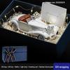 1/24 Mercedes-Benz 500K Modellauto aus Legierung mit Ton und Licht: Klassisches Retro-Ornament zum Zurückziehen, Geschenkbox zum Mittherbstfest
