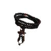 Imitation Sandalwood 6-8mm 108 Bead Bracelet: Multi-Turn Men’s and Women’s Buddhist Rosary