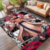 Jujutsu Kaisen Print Rug, Washable Floor Carpet, For Entryway Dorm Laundry Room Office Study, Home Decor Birthday Christmas Gift