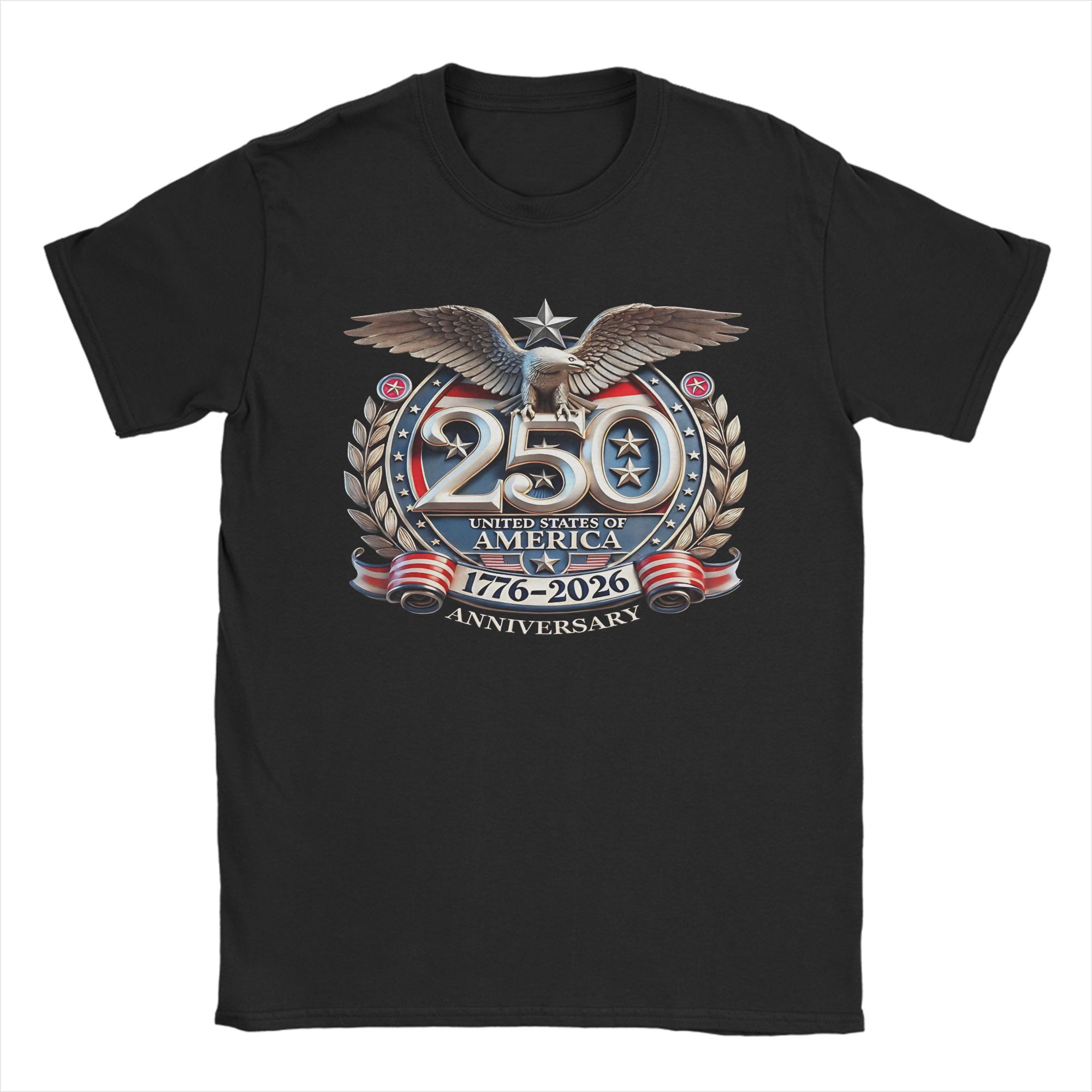 

Unisex Women 250 Years American Anniversary Shirt 100 Cotton New Arrival TShirt Clothing Outfits M