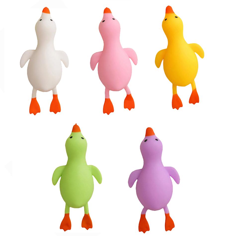 Bestseller Antistress Eend Knijpspeeltje Gans Schattige Kawaii Dieren Vent Speeltjes voor Kinderen Volwassenen Decompressie Rekspeeltjes voor Kinderen