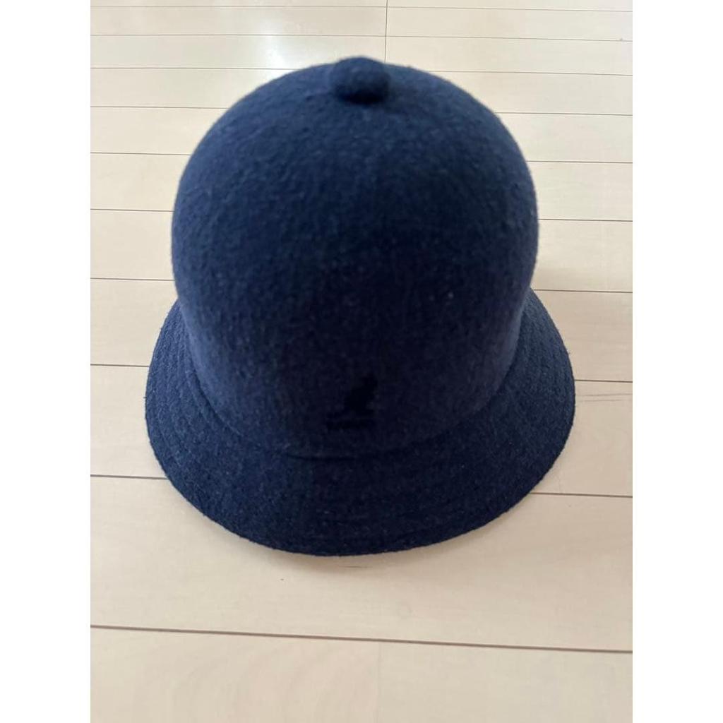 Used KANGOL BEAMS wool hat navy L size