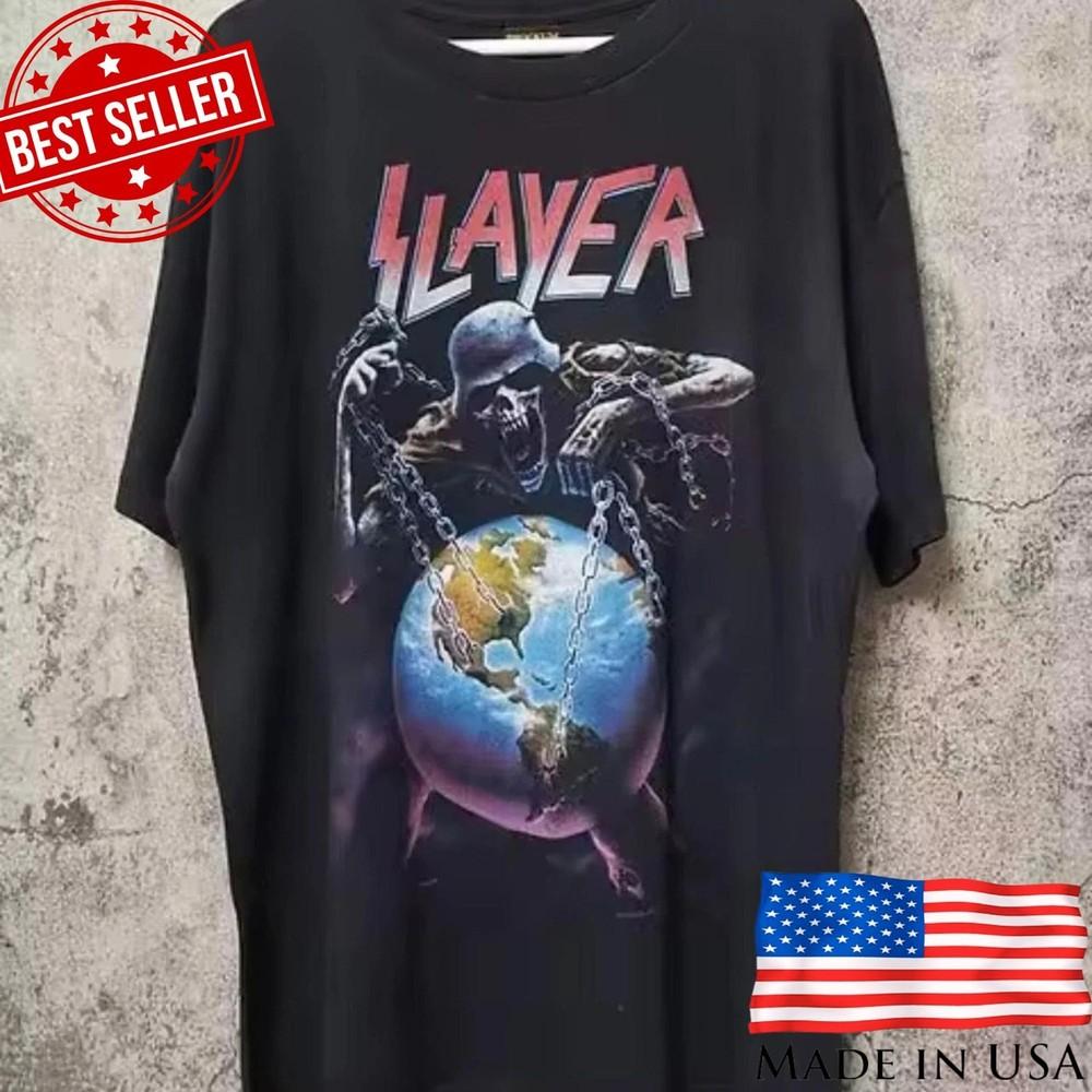 Slayer South of Heaven Graphic T Shirt Heavy Metal Rock Band Tee Vintage Unisex T-Shirt XXXXL