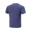 Li Ning Running Series Raglan Logo Round Neck Slim Fit Quick Dry Breathable Short Sleeve T-Shirt Men T-Shirts Dusk-Blue ATSV005-3