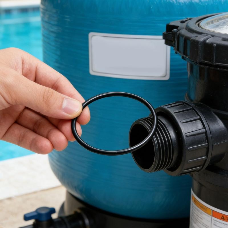 Pack of Swimming Pool Bulkhead O Rings Replacement Set 60mm Diameter Elastic Rubber Seal O Rings For Easy Installation