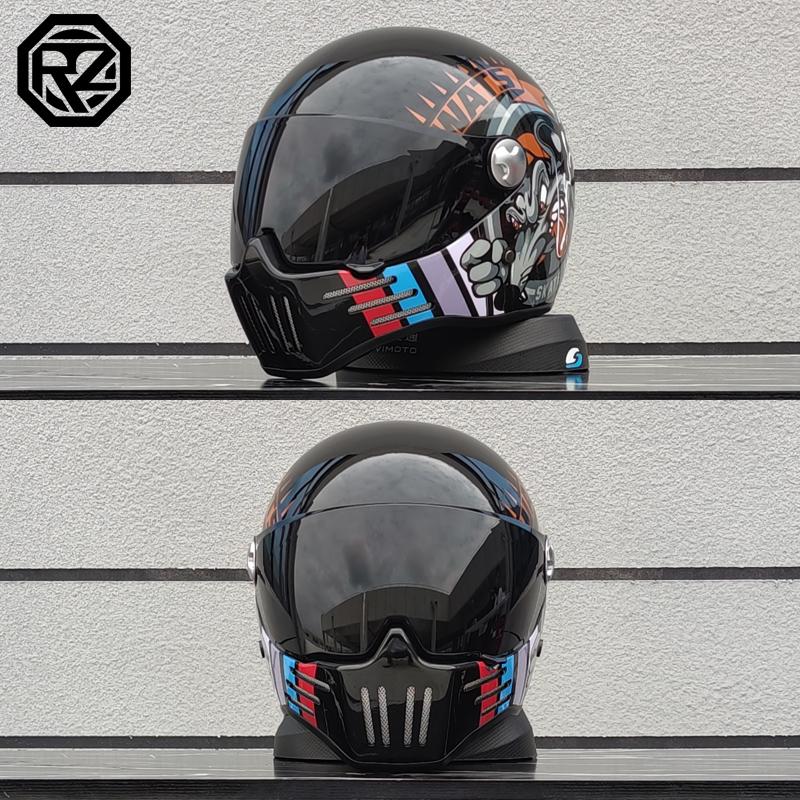 Motorcycle Helmet Full Face casco moto Helmet Vintage Chopper Retro Helmet capacete de motocicleta modular helmet DOT Approval