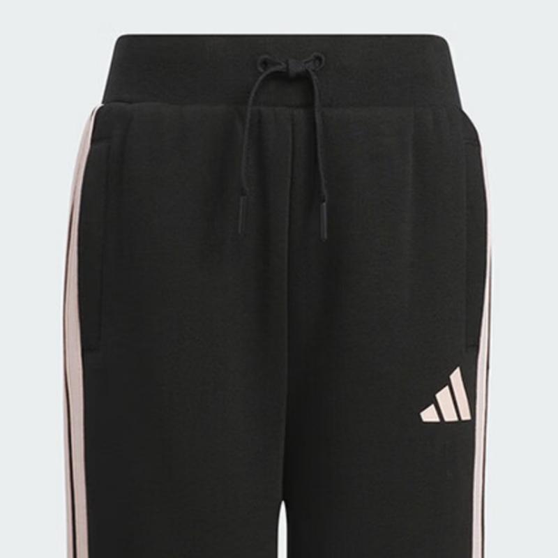 adidas Lässiges Sportset Leichte Sportserie Pullover Rundhalsausschnitt Langarm Gestreift Locker Bequeme Hose 2-teiliges Set Kinder-Sets KC2824