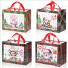 Christmas Non-woven Fabric Christmas Gift Bags, Gift Packaging Handbags