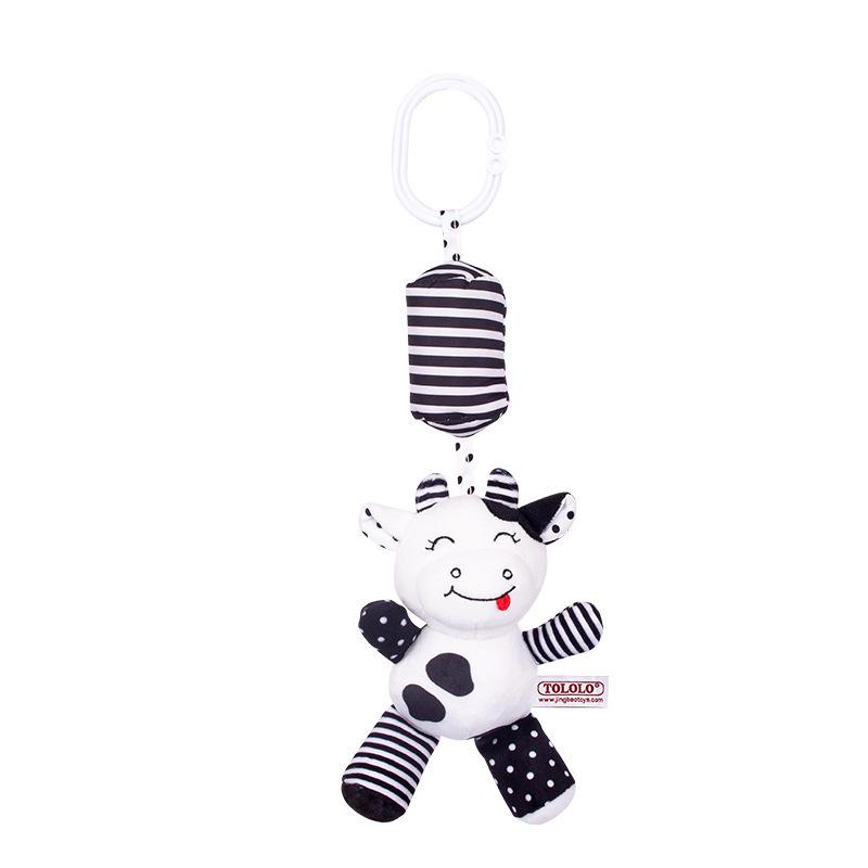 TOLOLO Baby Cartoon Animal Black & White Crib Mobile Toy