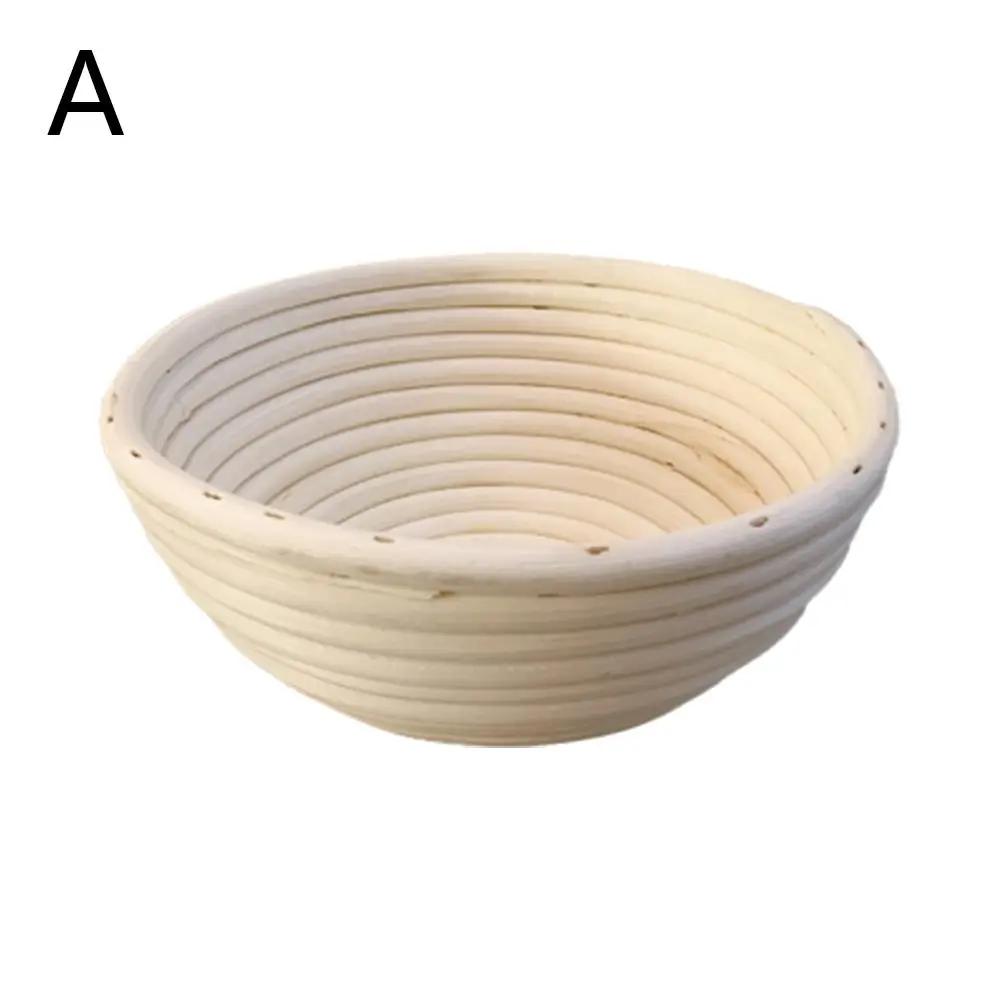 

Вьетнамская осенняя плющевая корзина для ферментации хлеба Европейская корзина для хранения Кухонная миска Ротанг Посуда для выпечки Ротанговая корзина Дом U3N0