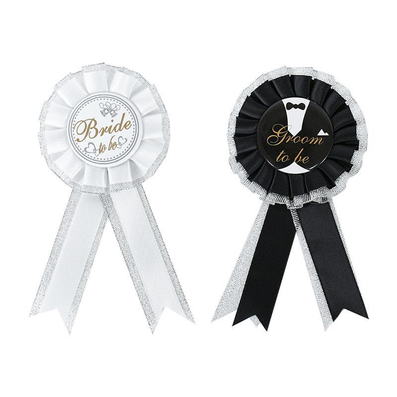 Bachelorette Party Decor Groom Bride To Be Sash Veil Badge for Wedding Bridal Shower Decoration Hen Party Supplies Team Bride