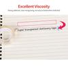 Transparent Adhesive Tape Stationery Clear Hand-teared Tape Single-sided Strong Sticky Typo for