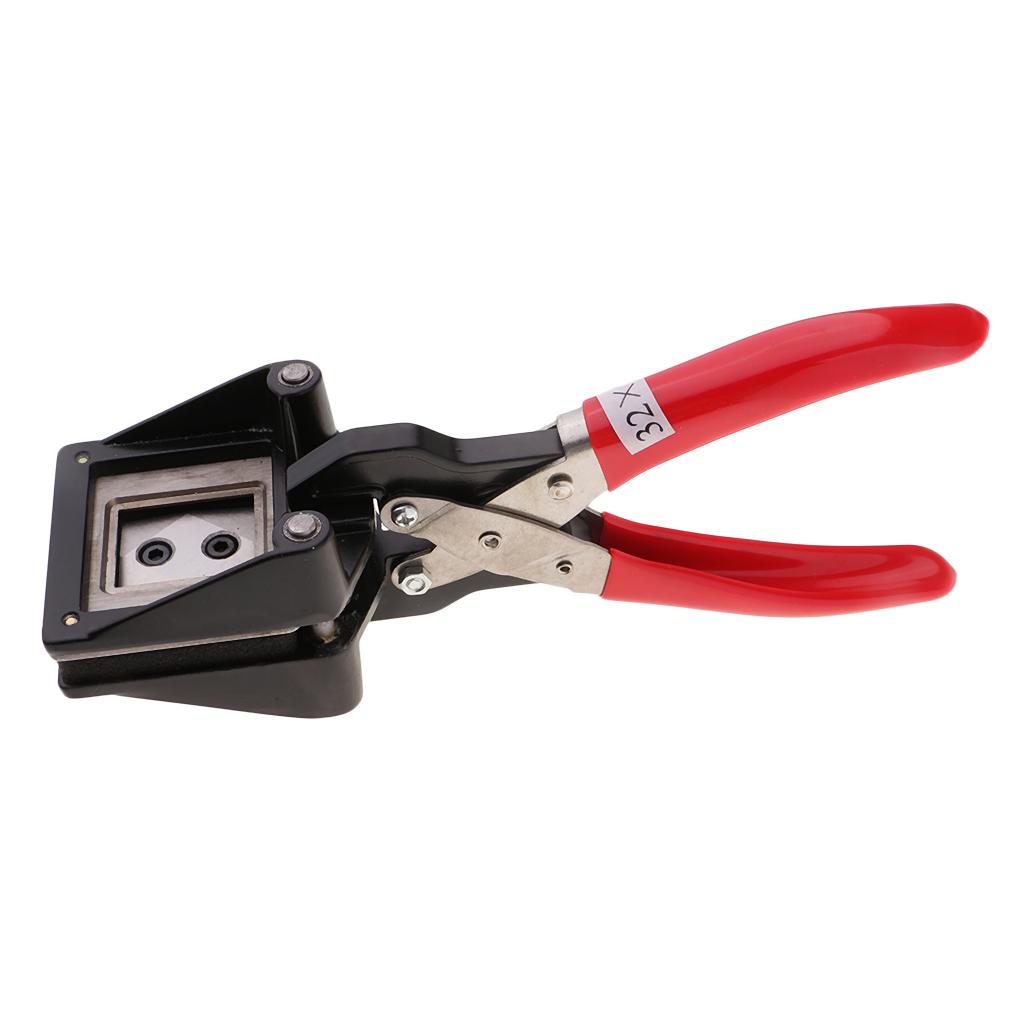 Steel Picture Photo Punch Cutter Precision Tool ID Passport Scrapbooking Photo Cutter Device for Card Making