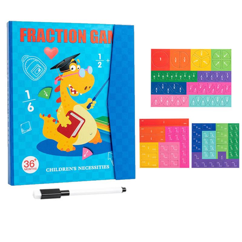 

Magnetic Fraction Demonstration Book, Magnetic Fraction Tiles, Fractions Manipulatives, Score Disk Demonstrator