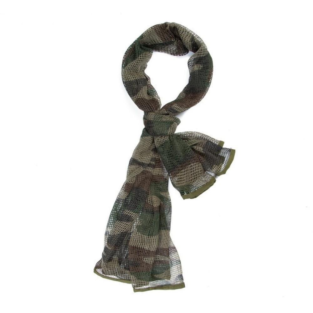 Camouflage Head Wrap Breathable Netting Neck Scarf Durable Mesh Scarf  Outdoor Sports