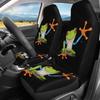 Cartoon Frog Car Seat Covers Universal 2 Pcs Auto Front Seat Cover Fit Most Cars Suv Sedan Trucks Four Seasons Seat Covers