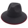 Top Hat do obszywania, Kapelusz Jazzowy Kopułowy, Filcowy Kapelusz w Stylu Zagranicznym Męski i Damski, Kapelusz Wełniany, Kapelusz Fedora, Kapelusz Przeciwsłoneczny.