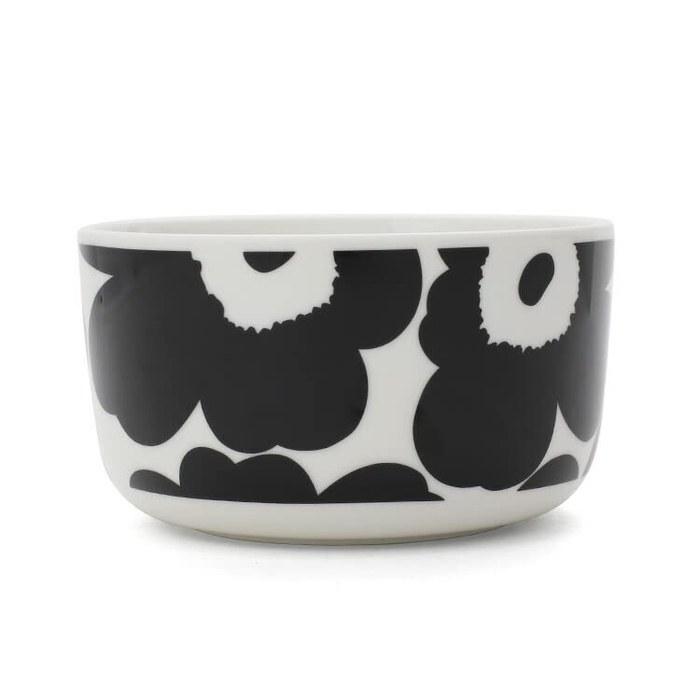 Marimekko Unikko Bowl 5 dl (500ml) White/Black