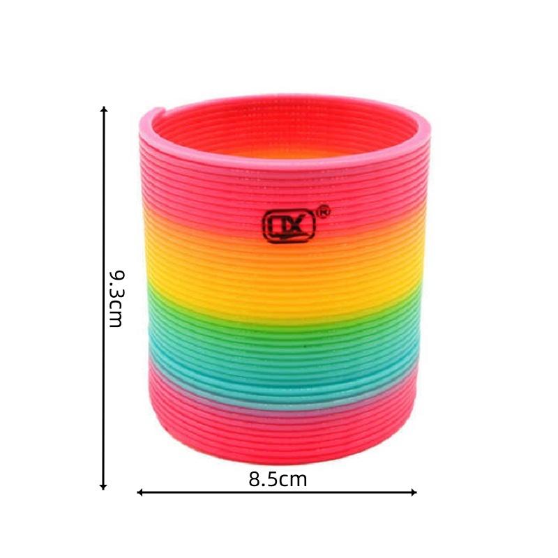 Rainbow Magic Spring Party Toy Stretchable Plastic Spring Circle Kid Adult Stress Relief Creative Magic Toy Birthday Party Toys