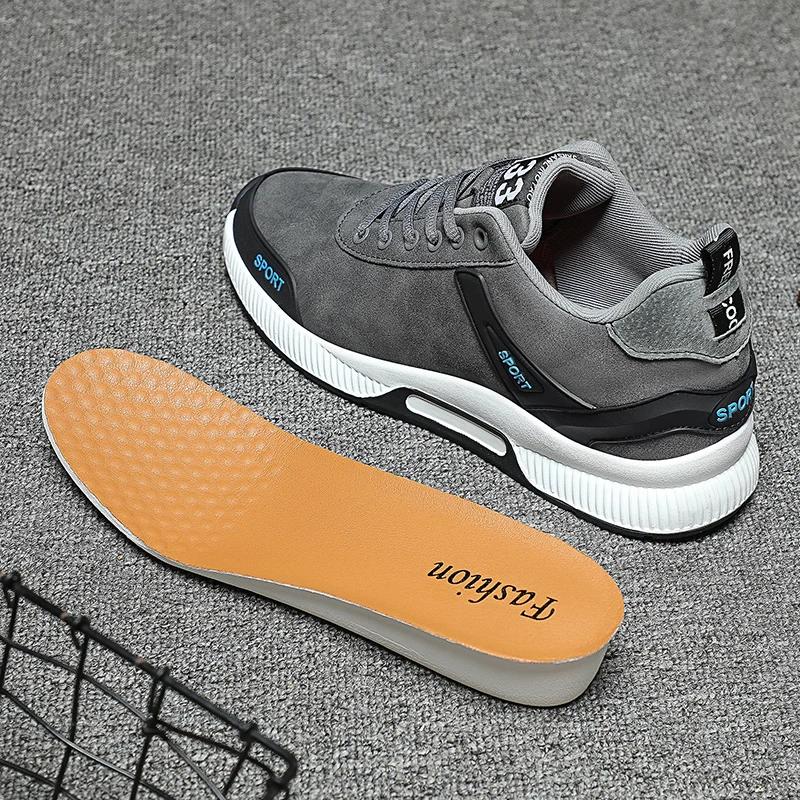 Winter Elevator Shoes Height Increase Shoes for Men Sneakers Tall Heightening Shoes Warm Height Increasing Shoes Insole 6CM