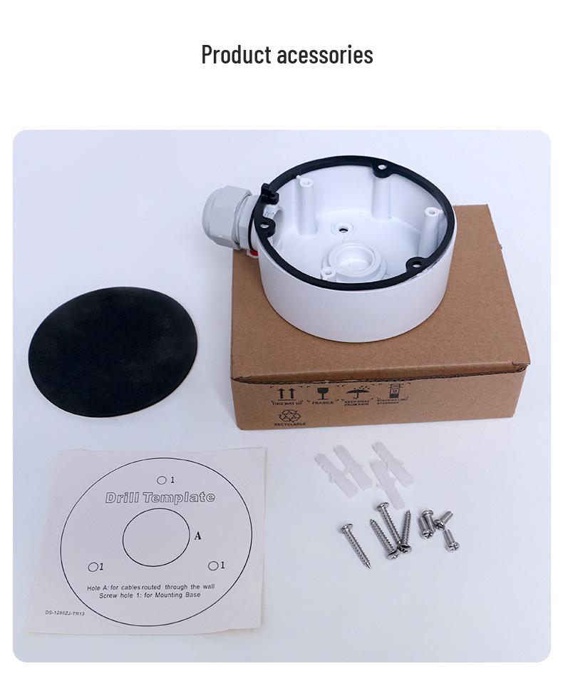 Aluminum Alloy Outdoor Waterproof Cable Concealment Box for Security Equipment
