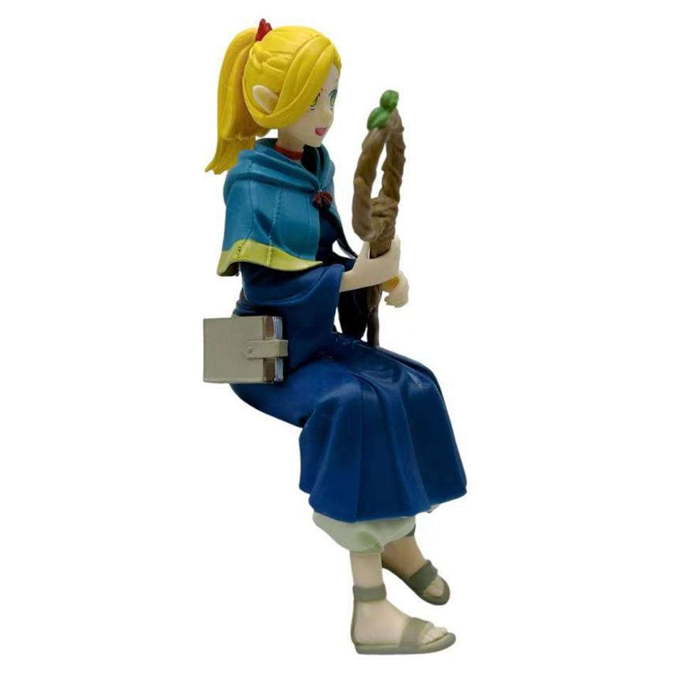New Delicious In The Dungeon Marcil Donato Anime Girl Statue Dungeon Food Leo Stouten Action Figure Model Sitting Doll Toy Gift