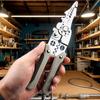 Multifunctional Wire Stripper Crimper and Cutter Pliers for Electricians, Heavy Duty Wire Stripping Tool with Screw Size Guide for Cable Cutting