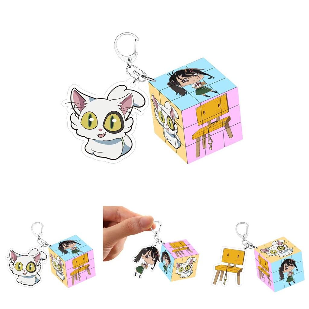 Abs Material Suzume No Tojimari Mini Cube With 5.7cm Size