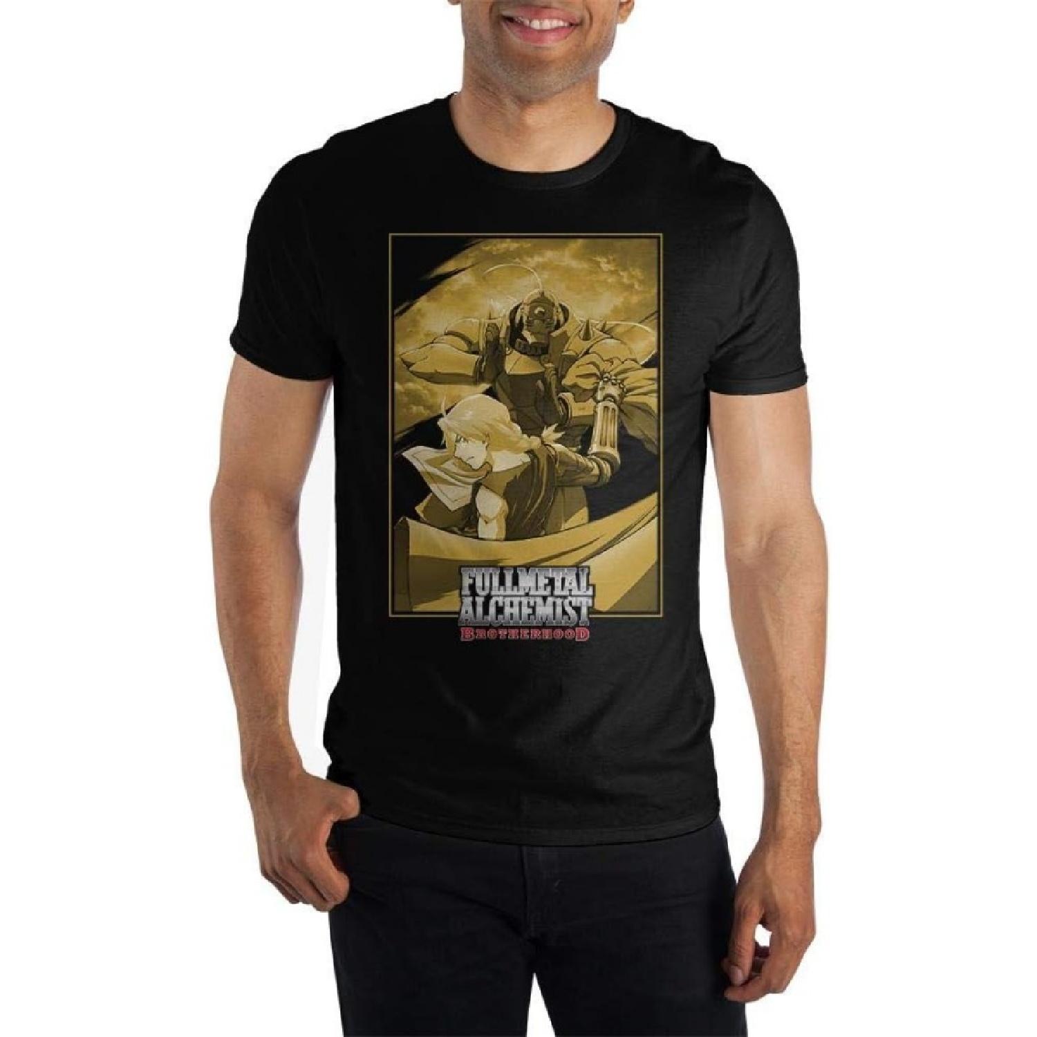 Full Metal Alchemist Anime Mens Graphic Tee XXXXXL разноцветный