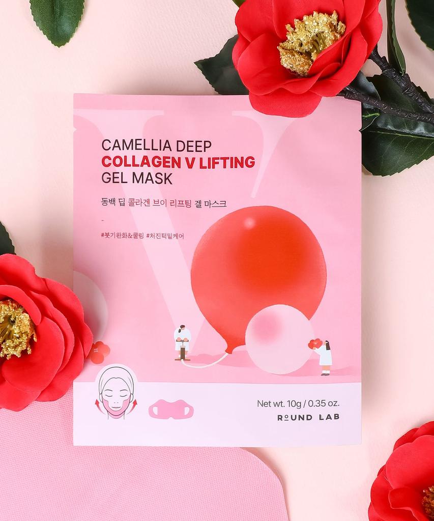 Mascarilla de Gel Lifting Profundo de Colágeno de Camelia (4 hojas)