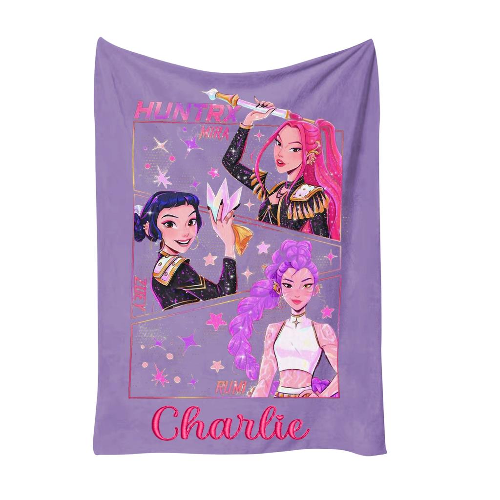 Personalized Name Custom Blanket Baby/children/teens/adults DIY Flannel Blanket