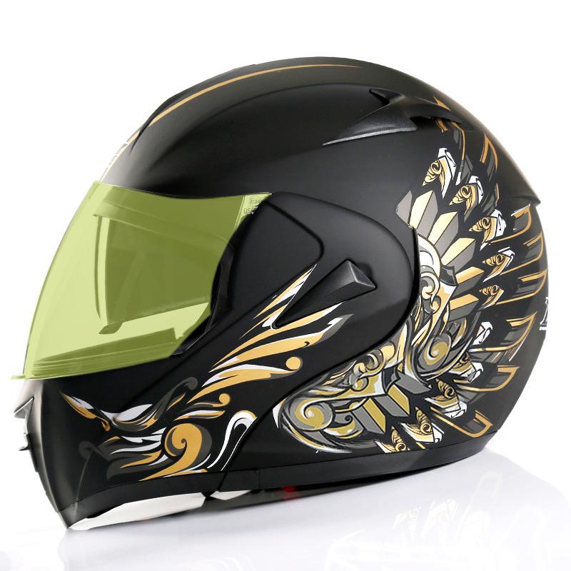 Cross-border Electric Motorcycle Male Helmet Electric Vehicle Helmet Female Face-off Helmet Full Helmet Four Seasons Motorcycle Safety Helmet