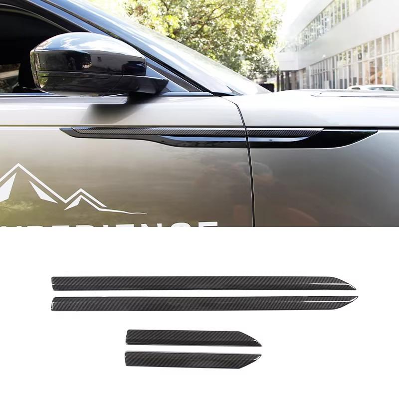 Für Land Rover Range Rover VELAR 2017-2026 ABS Kohlefaser Auto Mittelkonsole Lenkrad Aufkleber Rahmen Abdeckung Auto Zubehör