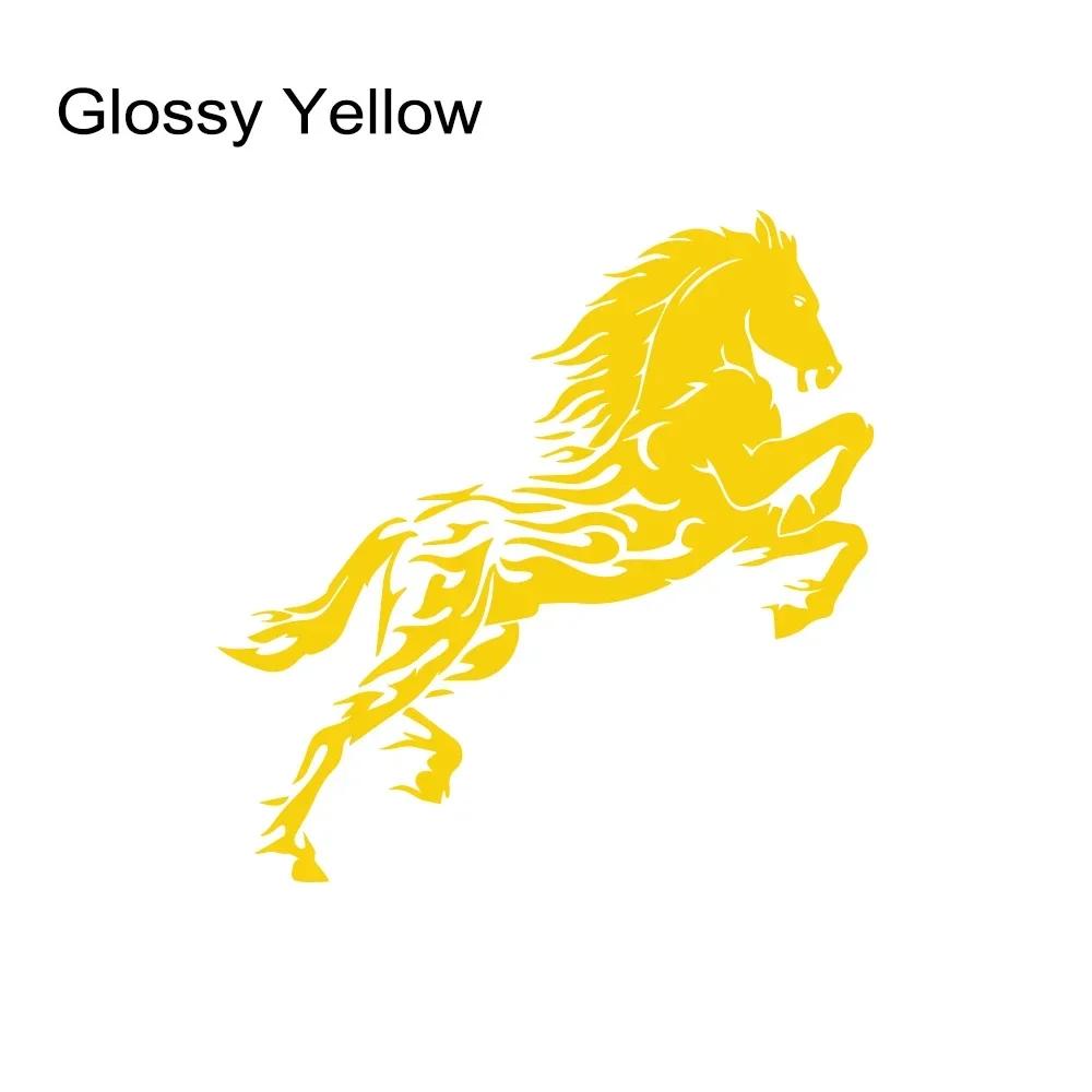 Creative Handsome Horse Decor Decal Car Sticker for Window Bumper Door Side Walls Wraps Decoration Auto Para DIY Accessories