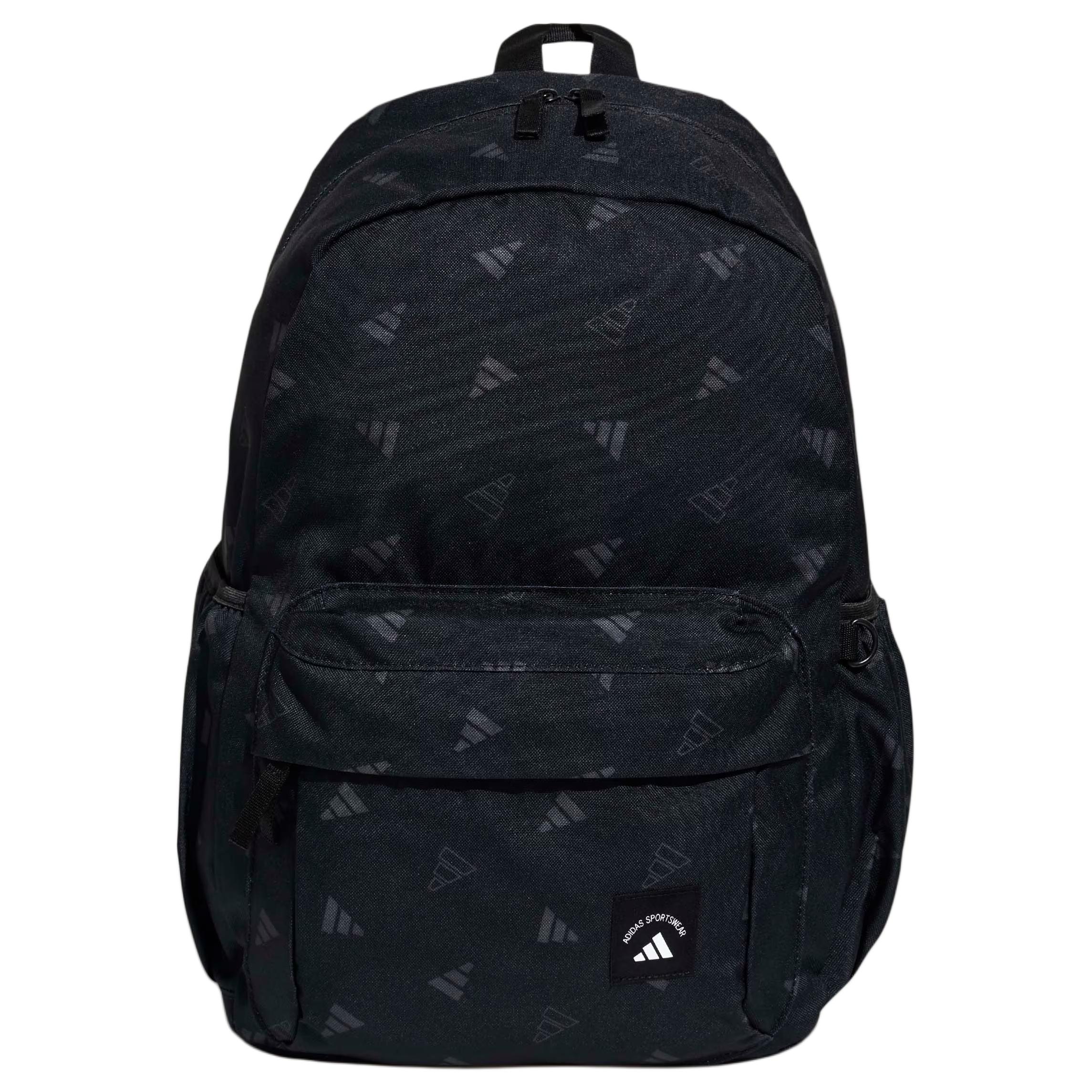 Adidas Sportswear 22L Casual Sports Durable 600D Backpack Unisex Backpack Black KR5127 Black