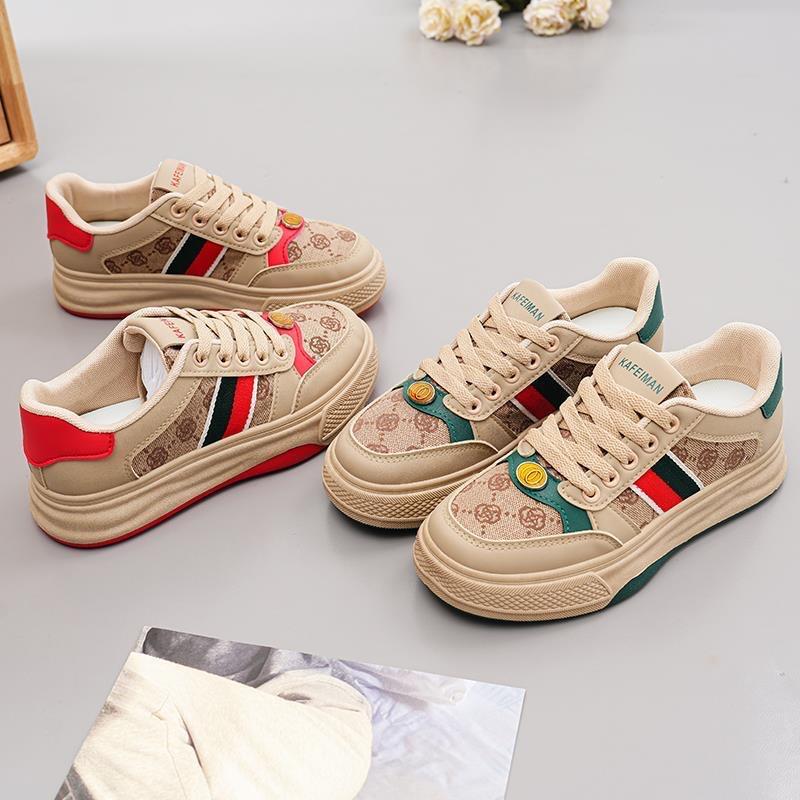 Summer retro women's casual board shoes with dirty shoes flat comfortable casual shoes versatile trend board shoes